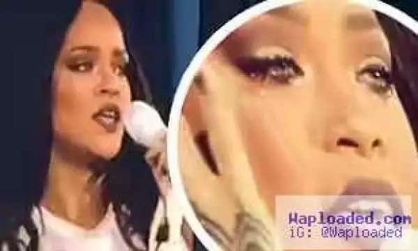 Fans Shows Concern As Rihanna Breaks Down In Tears Mid-Performance In Dublin